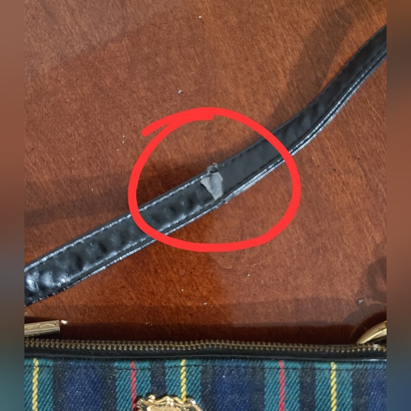 LIMITED EDITION MAC PLAID CROSSBODY STUDDED MESSENGER BAG - Picture 9 of 9